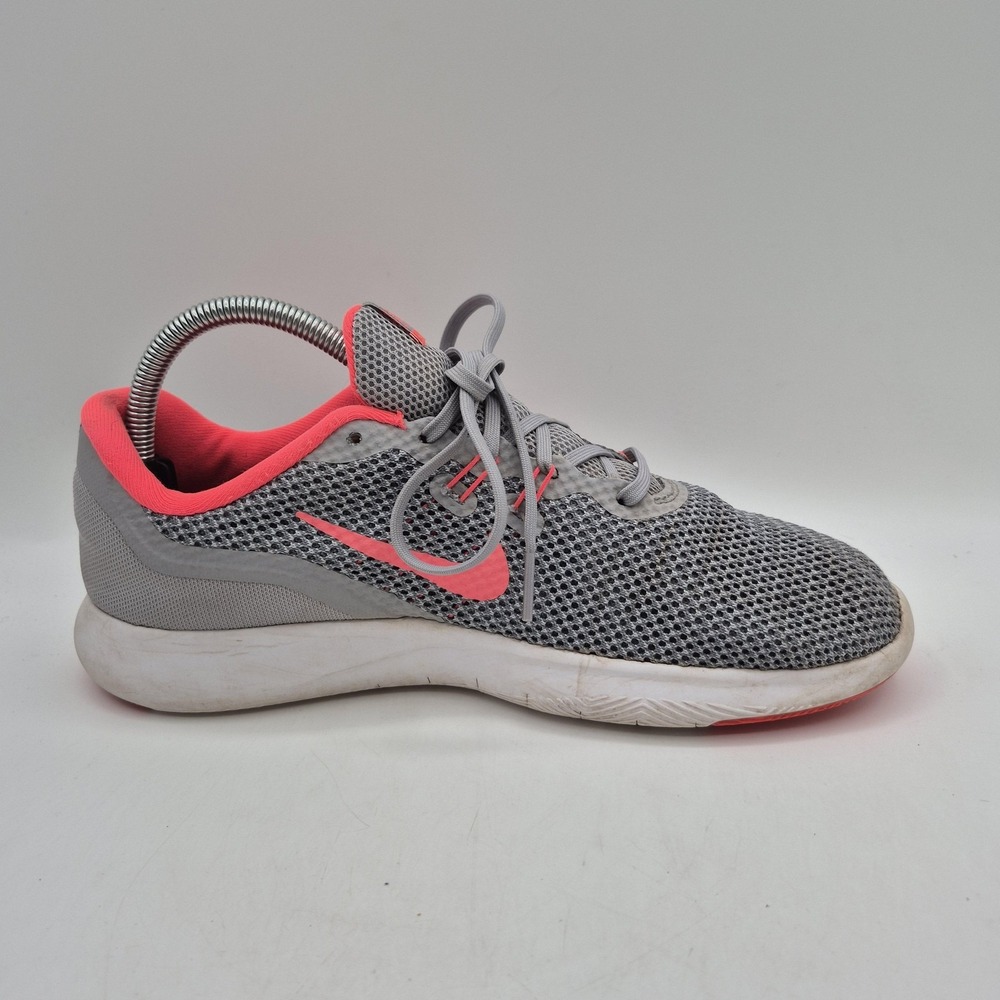 Nike Flex TR 7 Shoes Womens Size 9.5 Gray Pink Training Mesh Gym 898479-006 - Picture 3 of 11